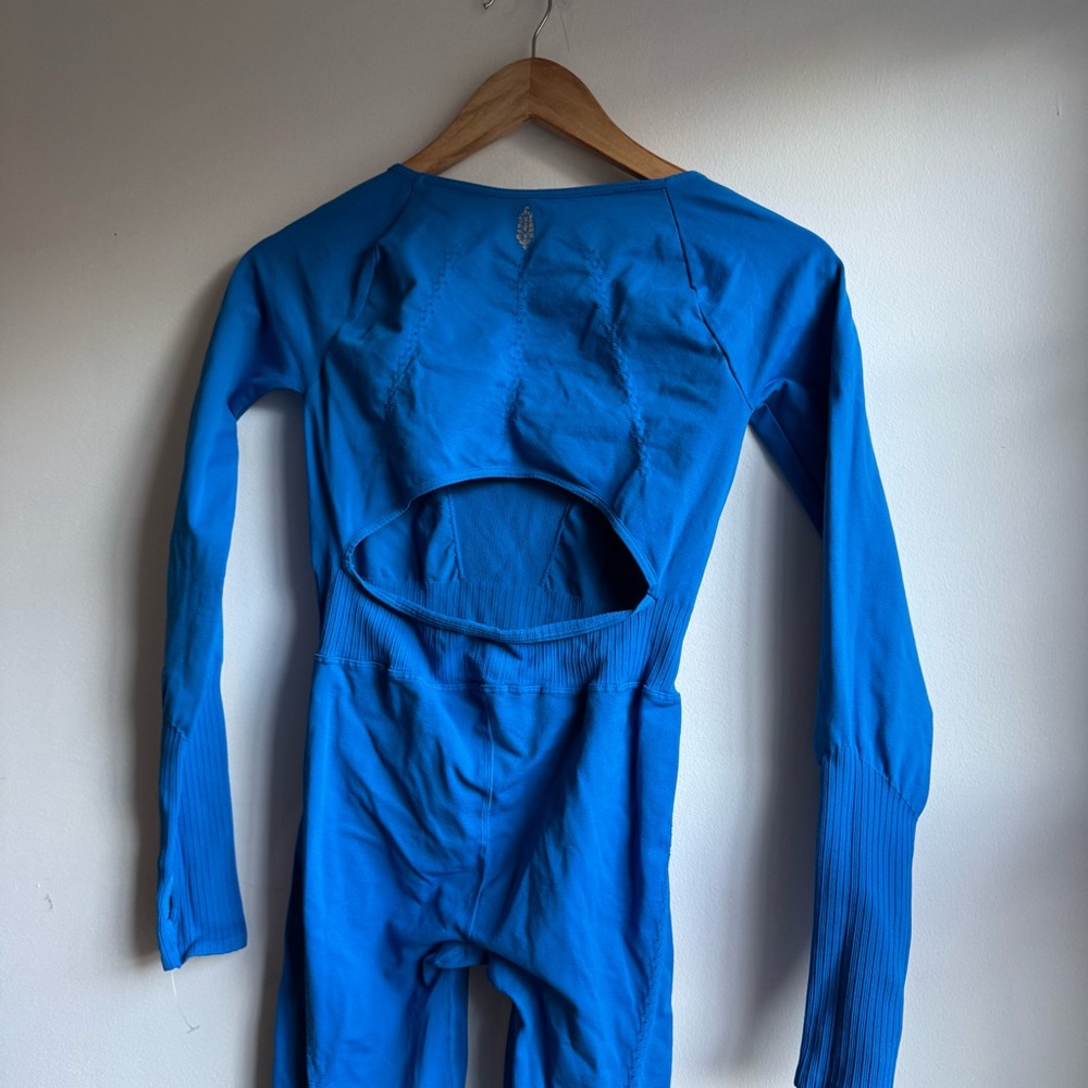 NWT Free People Free People Movement Good Karma Long Sleeve Onesie jumpsuit - Picture 8 of 13